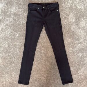 Express Jeans Mia Midrise Black Skinny Jeans